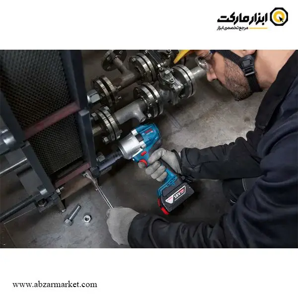 بکس شارژی بوش 1/2 اینچ براشلس 18 ولت مدل GDS 18V-780