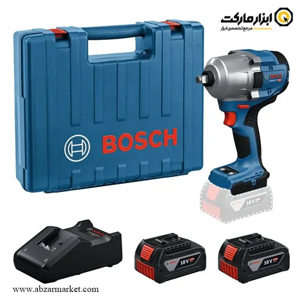 بکس شارژی بوش 1/2 اینچ براشلس 18 ولت مدل GDS 18V-780