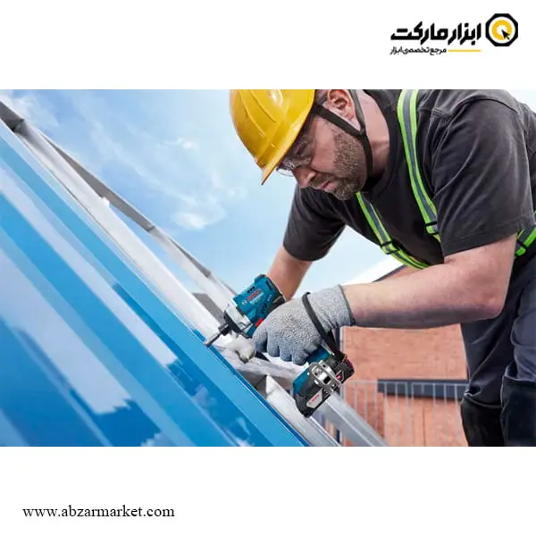 پیچ گوشتی شارژی ضربه ای بوش براشلس 18 ولت مدل GDR 18V-215 بدون باتری