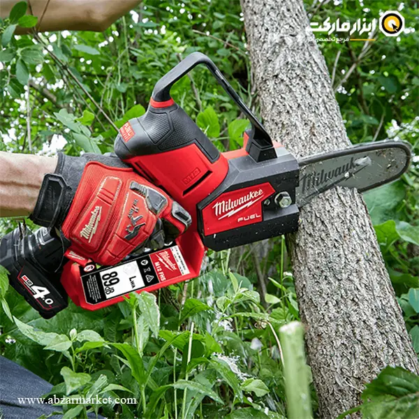 اره زنجیری شارژی میلواکی براشلس 15 سانتی متر مدل M12FHS-0 بدون باتری