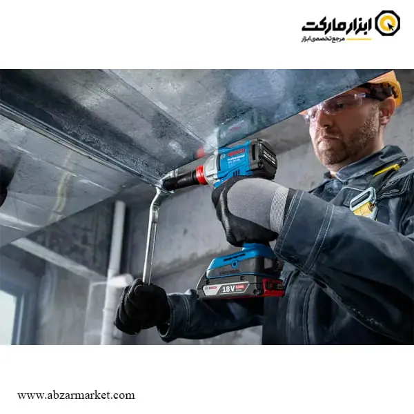 بکس و پیچ گوشتی شارژی بوش 18 ولت براشلس 2 کاره مدل GDX 18V-285