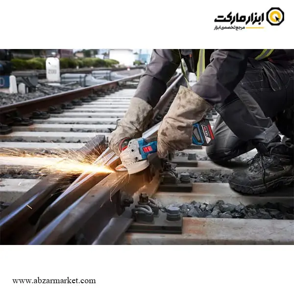 مینی فرز شارژی بوش براشلس 18 ولت 2 باتری مدل GWS 18V-11 S