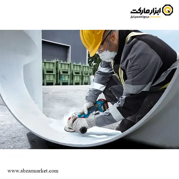 مینی فرز شارژی بوش براشلس 18 ولت 2 باتری مدل GWS 18V-11 S