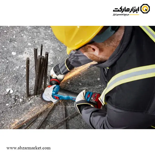 مینی فرز شارژی بوش براشلس 18 ولت 2 باتری مدل GWS 18V-11 S