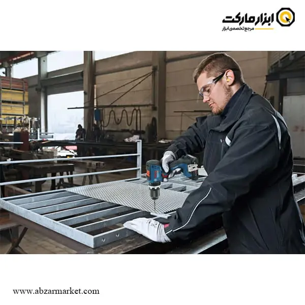 دریل شارژی چکشی بوش براشلس 18 ولت 2 باتری مدل GSB 18V-65