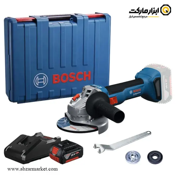 مینی فرز شارژی بوش براشلس 18 ولت مدل GWS 18V-8