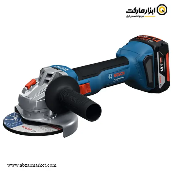 مینی فرز شارژی بوش براشلس 18 ولت 2 باتری مدل GWS 18V-8