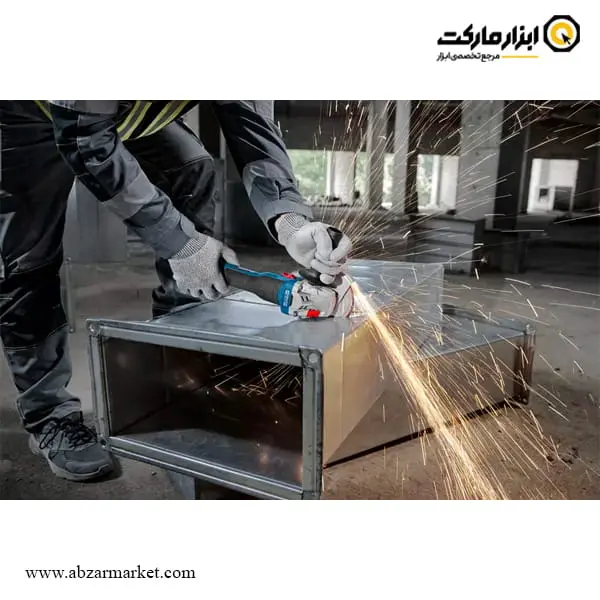 مینی فرز شارژی بوش براشلس 18 ولت 2 باتری مدل GWS 18V-8