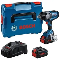 بکس شارژی بوش 1/2 اینچ براشلس 18 ولت 2 باتری مدل GDS 18V-1600 HC