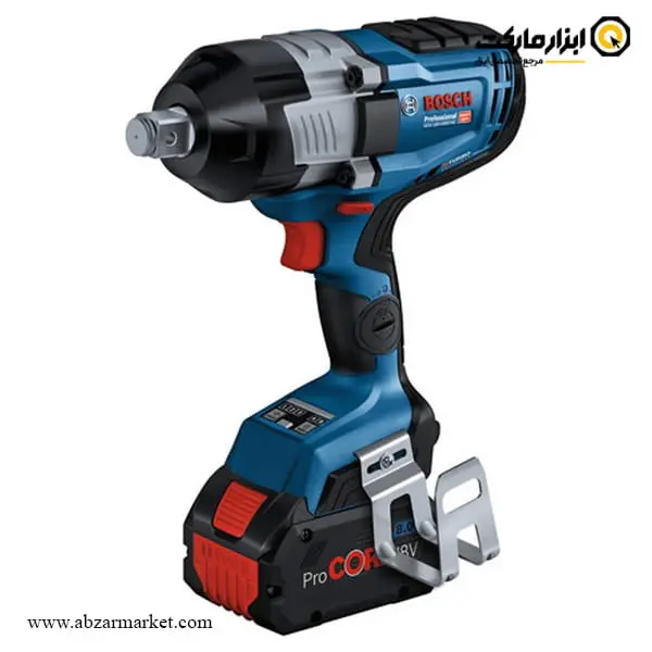 بکس شارژی بوش 1/2 اینچ براشلس 18 ولت 2 باتری مدل GDS 18V-1600 HC