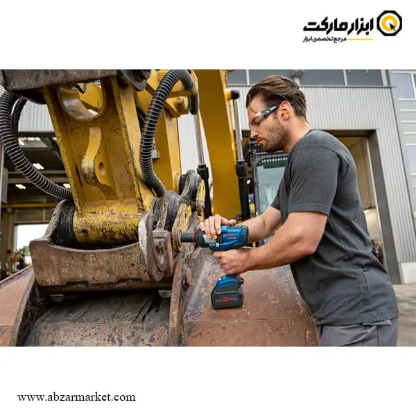بکس شارژی بوش 1/2 اینچ براشلس 18 ولت 2 باتری مدل GDS 18V-1600 HC
