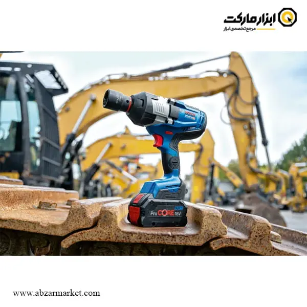 بکس شارژی بوش 1/2 اینچ براشلس 18 ولت 2 باتری مدل GDS 18V-1600 HC