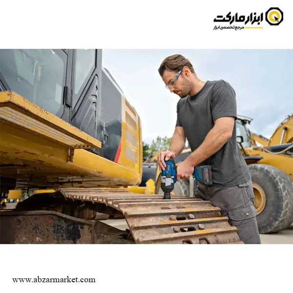 بکس شارژی بوش 1/2 اینچ براشلس 18 ولت 2 باتری مدل GDS 18V-1600 HC