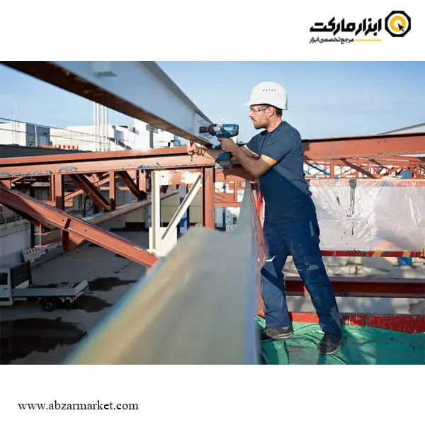 بکس شارژی بوش 1/2 اینچ براشلس 18 ولت 2 باتری مدل GDS 18V-1600 HC