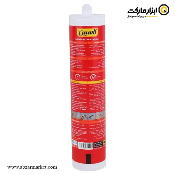 چسب سیلیکونی همه کاره کاسپین 330 گرم