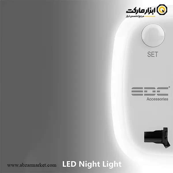 محافظ و مبدل برق 3 به 2 تایمردار EDC مدل Lumi Time