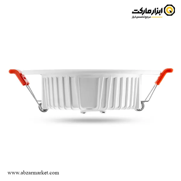 چراغ اضطراری سقفی توکار دیپ گرد ای دی سی 8 وات