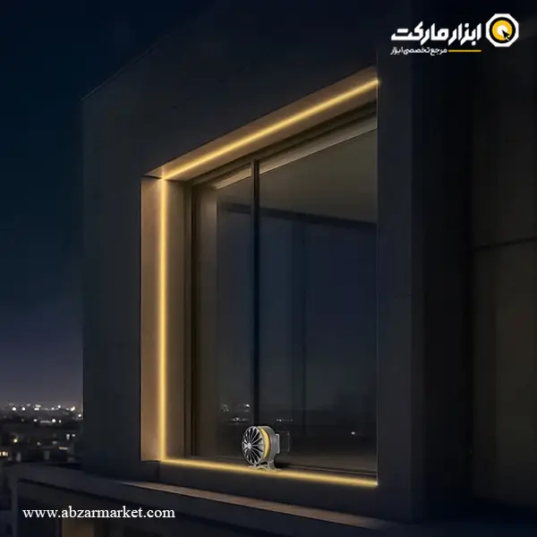 چراغ نما 360 درجه ای دی سی 10 وات مدل آئورا