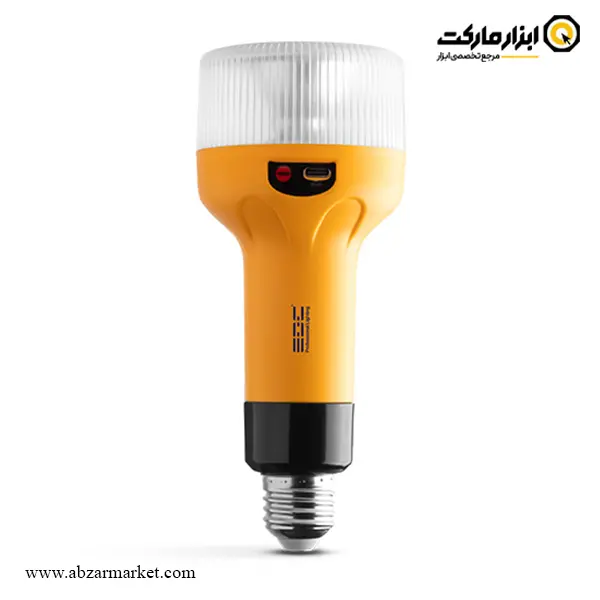 چراغ قوه شارژی ای دی سی 9 وات با پایه E27