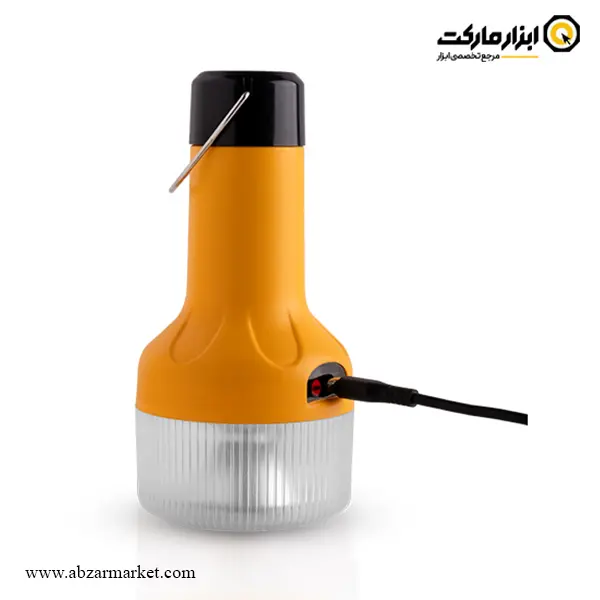 چراغ قوه شارژی ای دی سی 9 وات با پایه E27