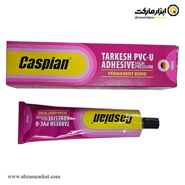 چسب پی وی سی فشار قوی کاسپین مدل ترکش
