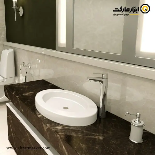 شیر روشویی پایه بلند کی دبلیو سی مدل ریتا