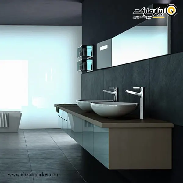 شیر روشویی پایه بلند کی دبلیو سی مدل آوا