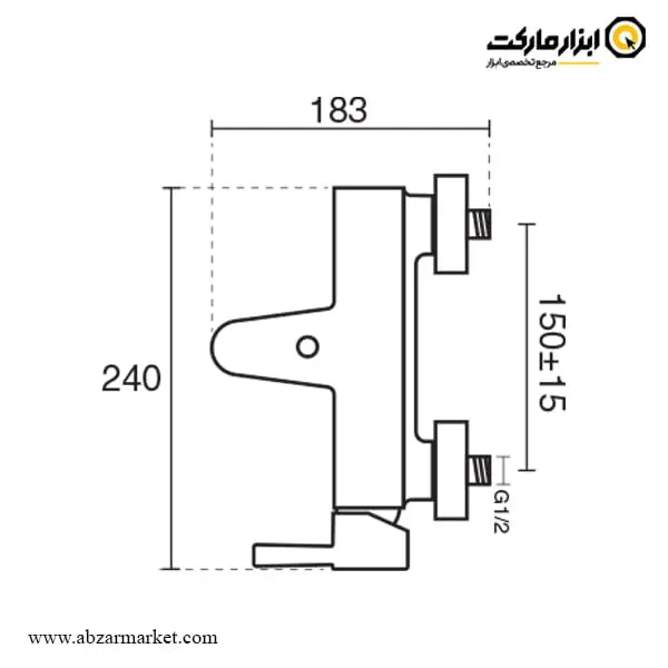 شیر حمام کی دبلیو سی مدل زئوس