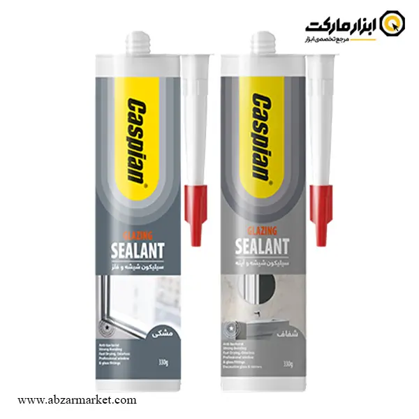 چسب سیلیکونی خنثی کاسپین 330 گرم