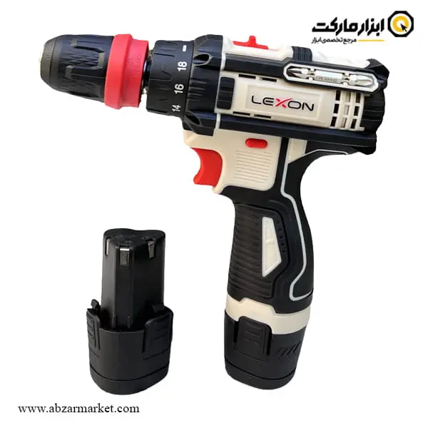 دریل شارژی لکسون لیتیوم 12 ولت 2 باتری مدل LE-3701Q