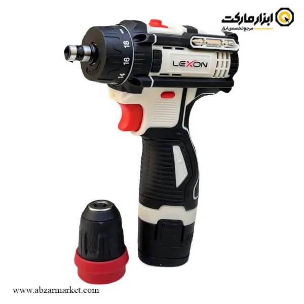 دریل شارژی لکسون لیتیوم 12 ولت 2 باتری مدل LE-3701Q