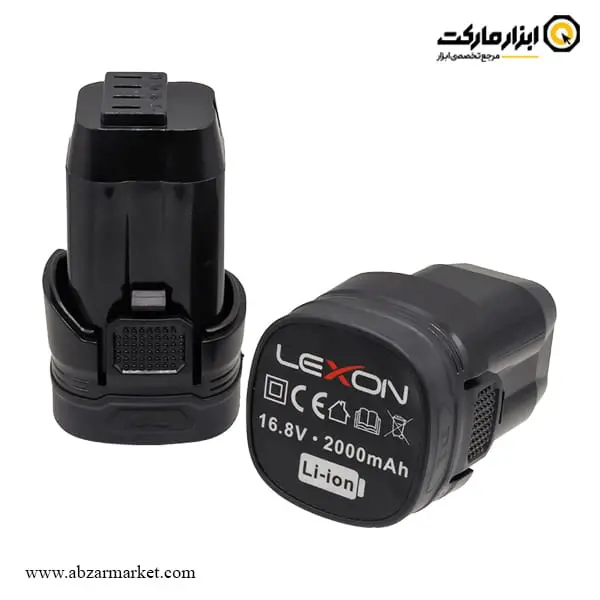 دریل شارژی لکسون براشلس لیتیوم 16.8 ولت 2 باتری مدل LE-5816
