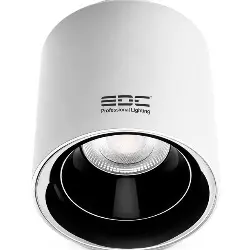 چراغ سقفی روکار بدنه سفید EDC استوانه رویه 8.4 سانت 12 وات