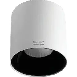 چراغ سقفی روکار بدنه سفید EDC استوانه نور طبیعی 30 وات سری CRI90