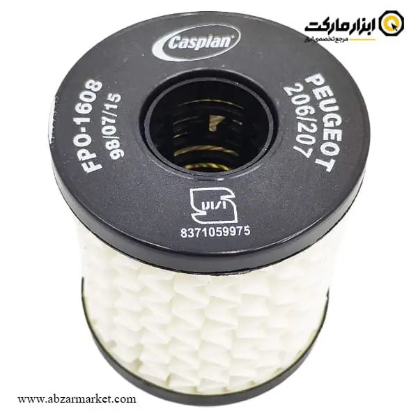 فیلتر روغن پژو 206 کاسپین کوتاه زیگزاگی مدل FPO-1608