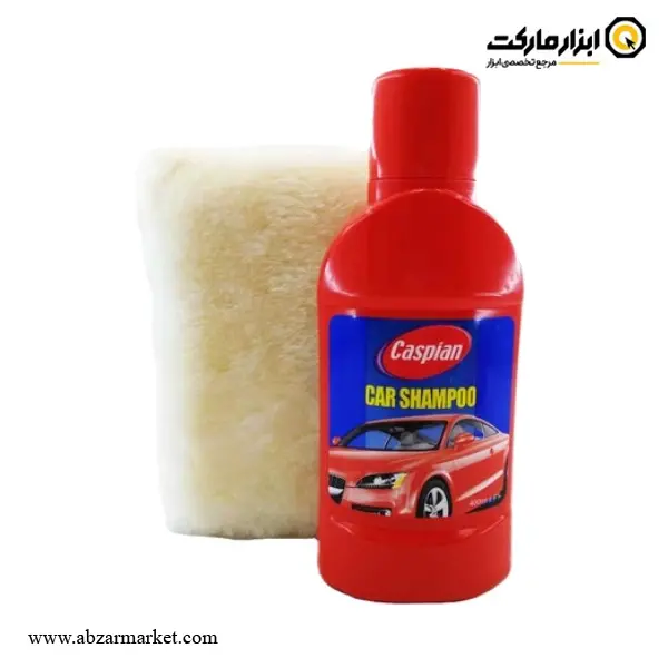 شامپو خودرو کاسپین با اسفنج 400 میلی لیتر