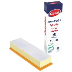 فیلتر هوا پژو 206 کاسپین کوتاه مدل FC-1145