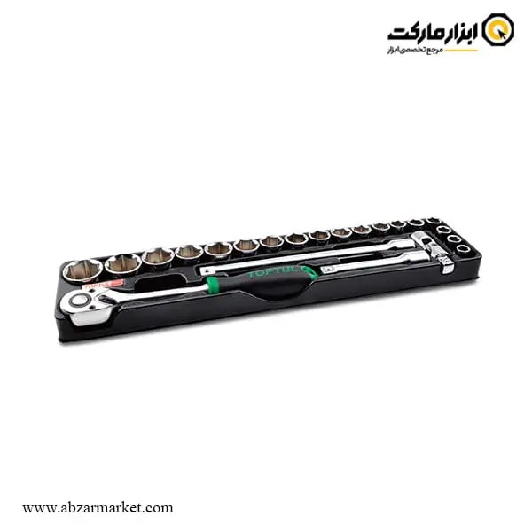 جعبه ابزار تاپ تول با لوازم کامل 111 عددی مدل GCAZ111A
