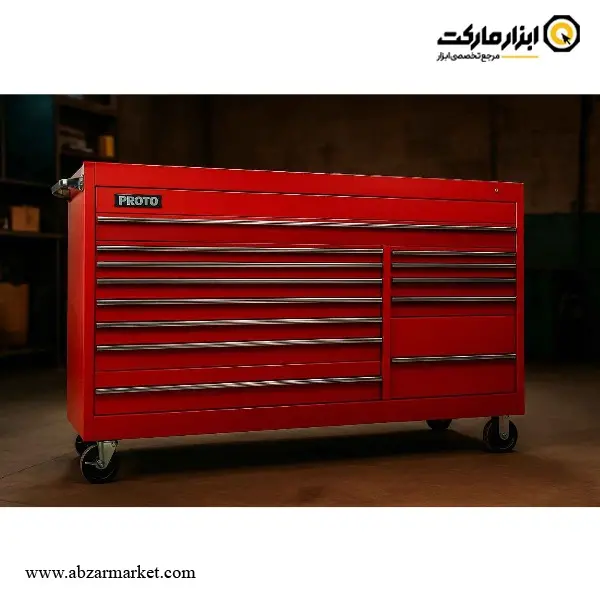 جعبه ابزار چرخ دار کشویی پروتو مدل PROT9945A