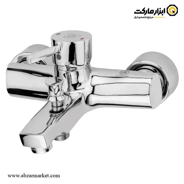 شیر حمام قهرمان مدل الماس دسته ارکیده شیر حمام قهرمان مدل الماس دسته ارکیده