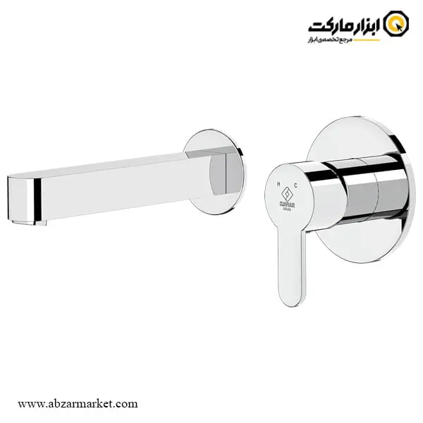 شیر روشویی توکار کاویان مدل گلسا