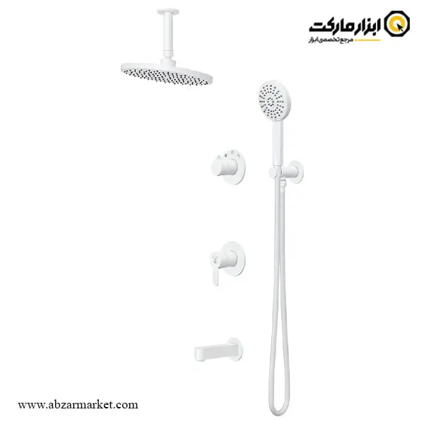 شیر حمام توکار کاویان سردوش سقفی مدل گلسا