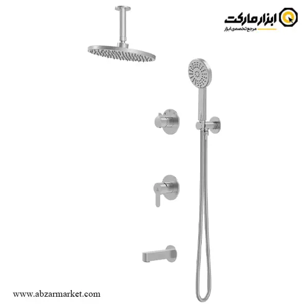 شیر حمام توکار کاویان سردوش سقفی مدل گلسا