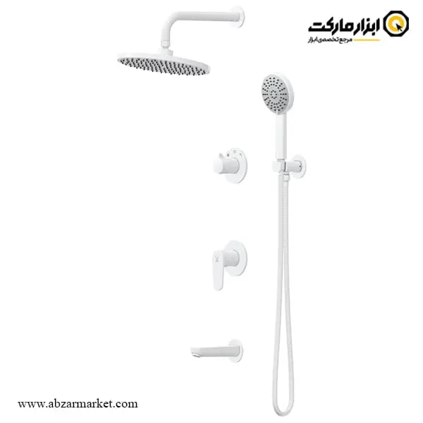 شیر حمام توکار کاویان سردوش دیواری مدل لارا