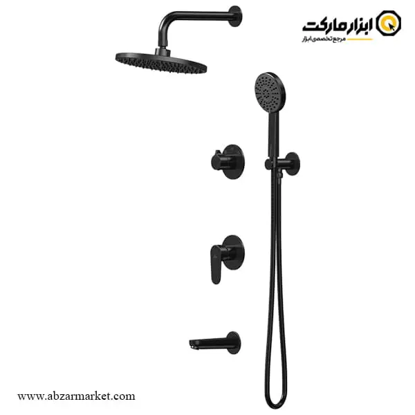 شیر حمام توکار کاویان سردوش دیواری مدل لارا
