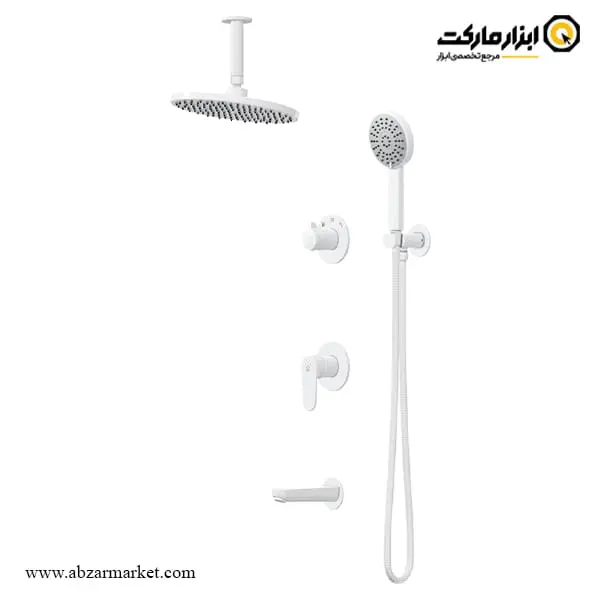 شیر حمام توکار کاویان سردوش سقفی مدل لارا