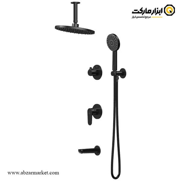 شیر حمام توکار کاویان سردوش سقفی مدل لارا