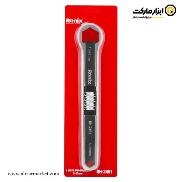 آچار دو سر رینگ تنظیم شونده رونیکس سری RH-245