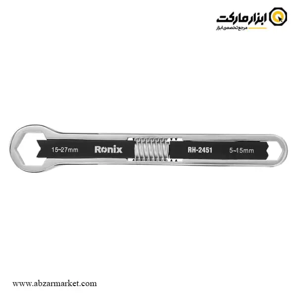 آچار دو سر رینگ تنظیم شونده رونیکس سری RH-245