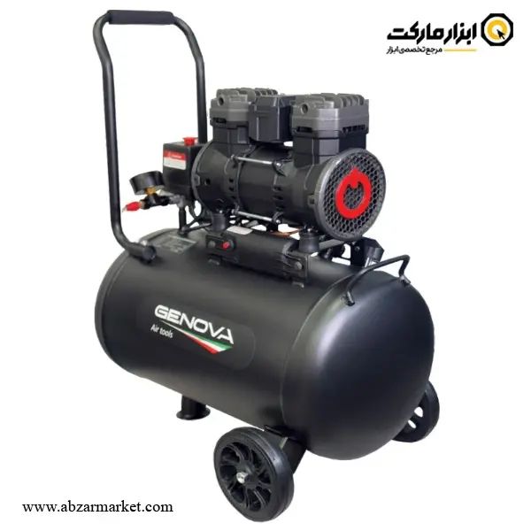 کمپرسور هوا سایلنت جنوا 50 لیتری مدل 2-1390BF50